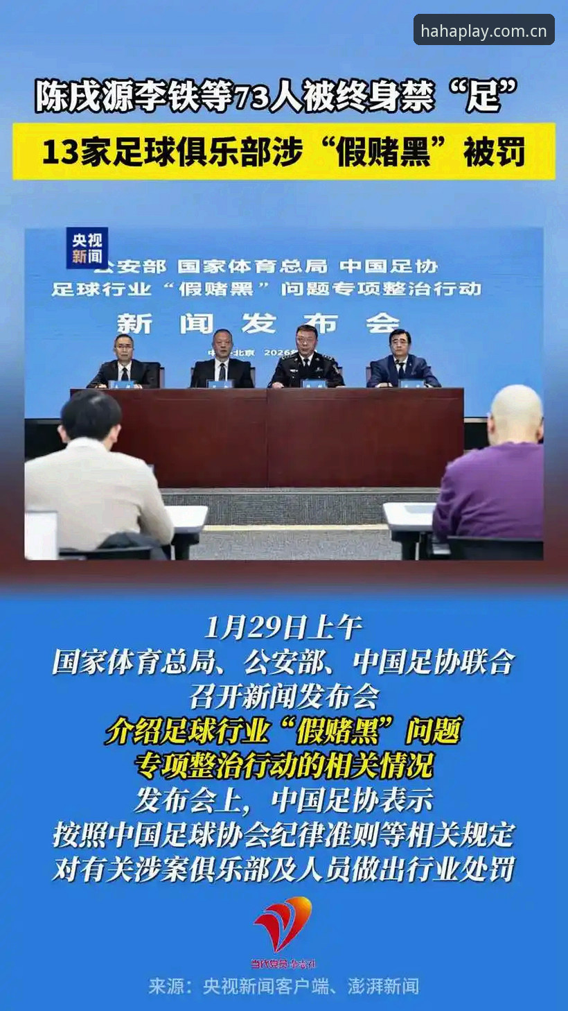 揭秘中国足协第三批禁足名单背后的足球乱象——从haha体育平台看行业整顿真相